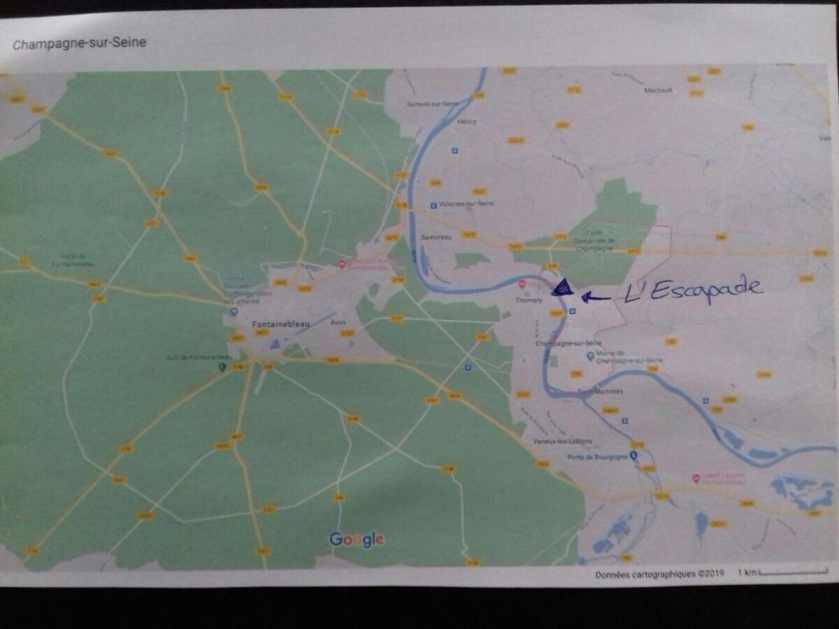 L'Escapade 3 Etoiles Villa Champagne-sur-Seine ห้อง รูปภาพ
